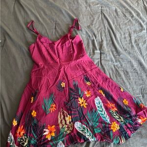 Rarely worn- Floral Pink old navy cami dress